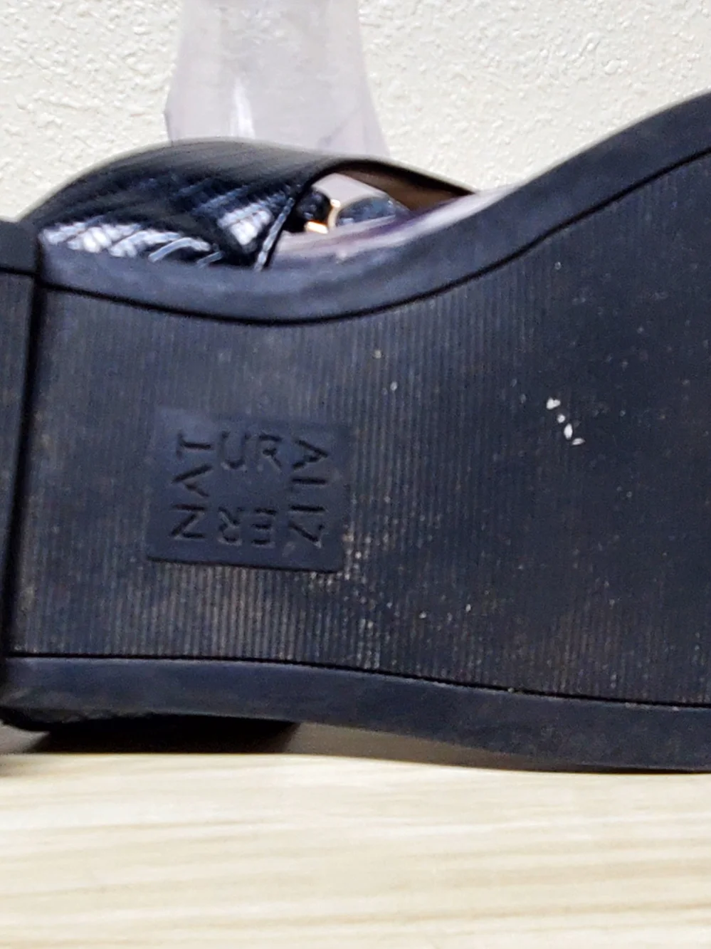 Naturalizer Black Thong Sandals with Gem Accent - Picture 10 of 10